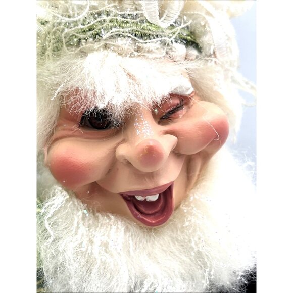 Mark Roberts Winking Wine Maker Fairy Elf 12 Inches Tall - Picture 5 of 11